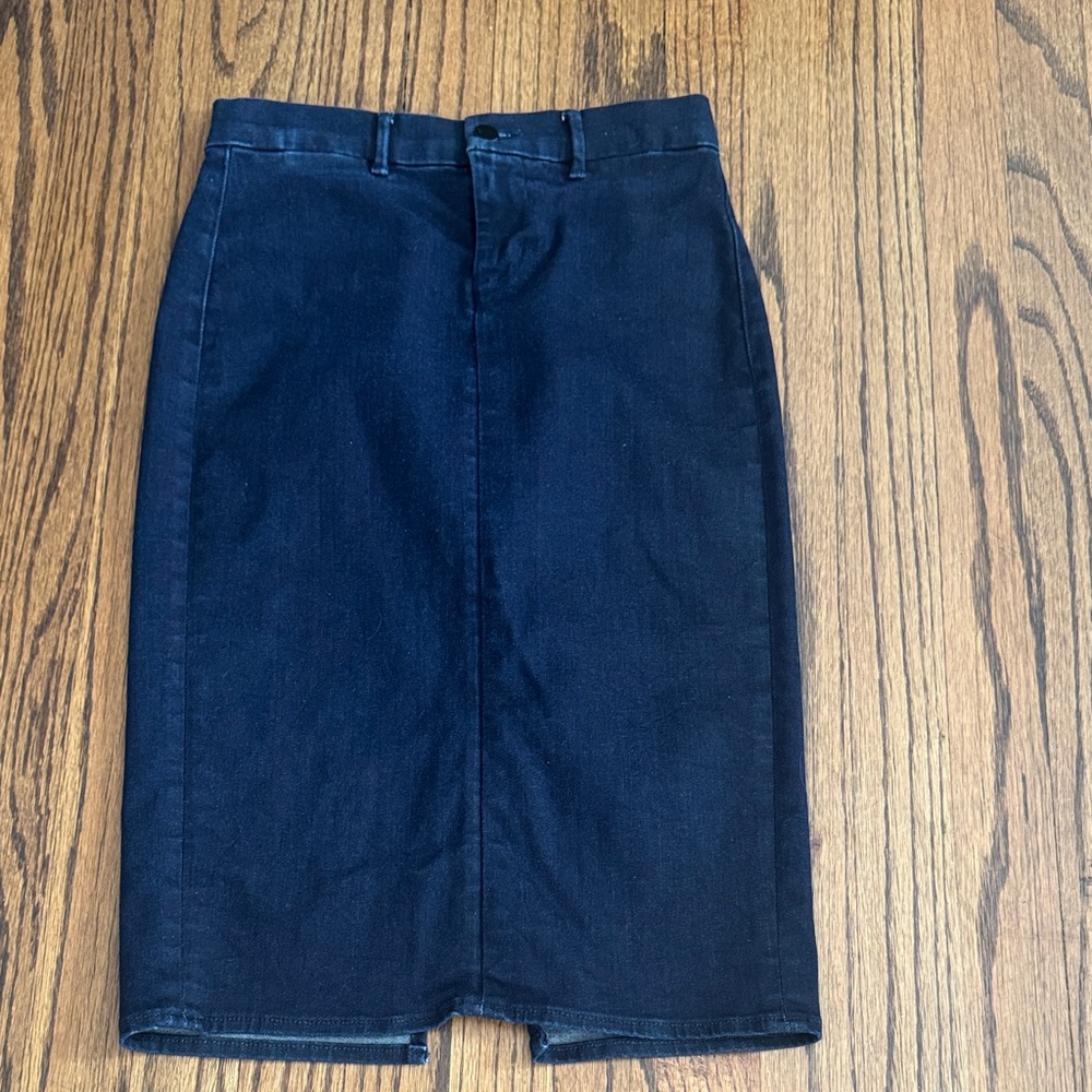 JBrand denim pencil skirt